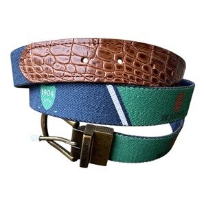 NWOT DOC MURPHY Reversible Cut to Size Belt 1904 The Barrel American Flag Camo